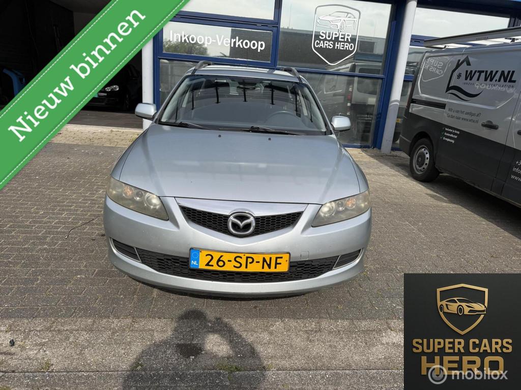 Mazda 6 Sportbreak 1.8i Touring, Auto's, Stof, Gebruikt, 4 cilinders, 6 sportbreak