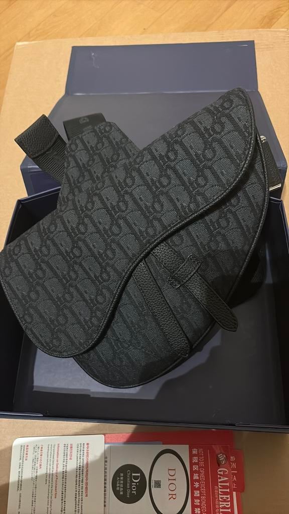 Dior Saddle Bag zwart, Ophalen of Verzenden, Nieuw