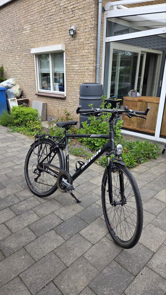 Sensa Cross Travel Tourfiets, Fietsen en Brommers, Fietsen | Heren | Sportfietsen en Toerfietsen, 28 inch, Gebruikt, Vering, Velgrem