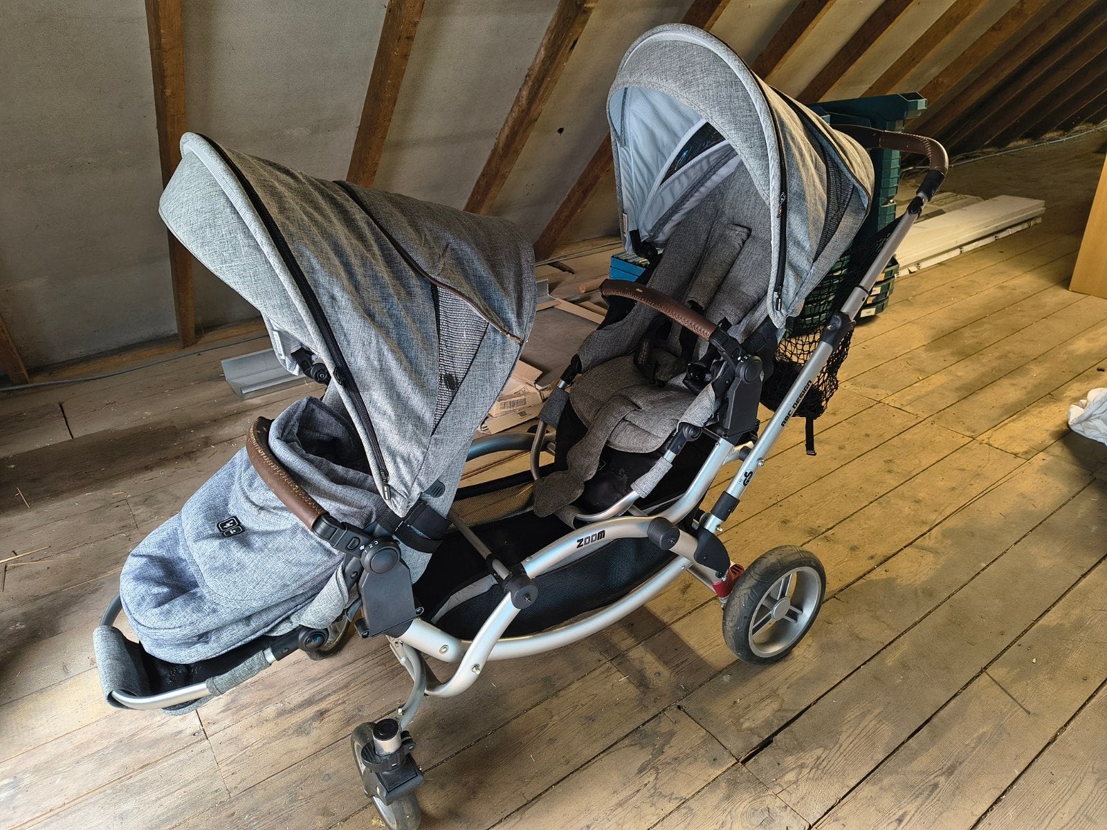 ABC Design Zoom Duowagen tweeling kinderwagen, Ophalen, Overige merken, Duowagen