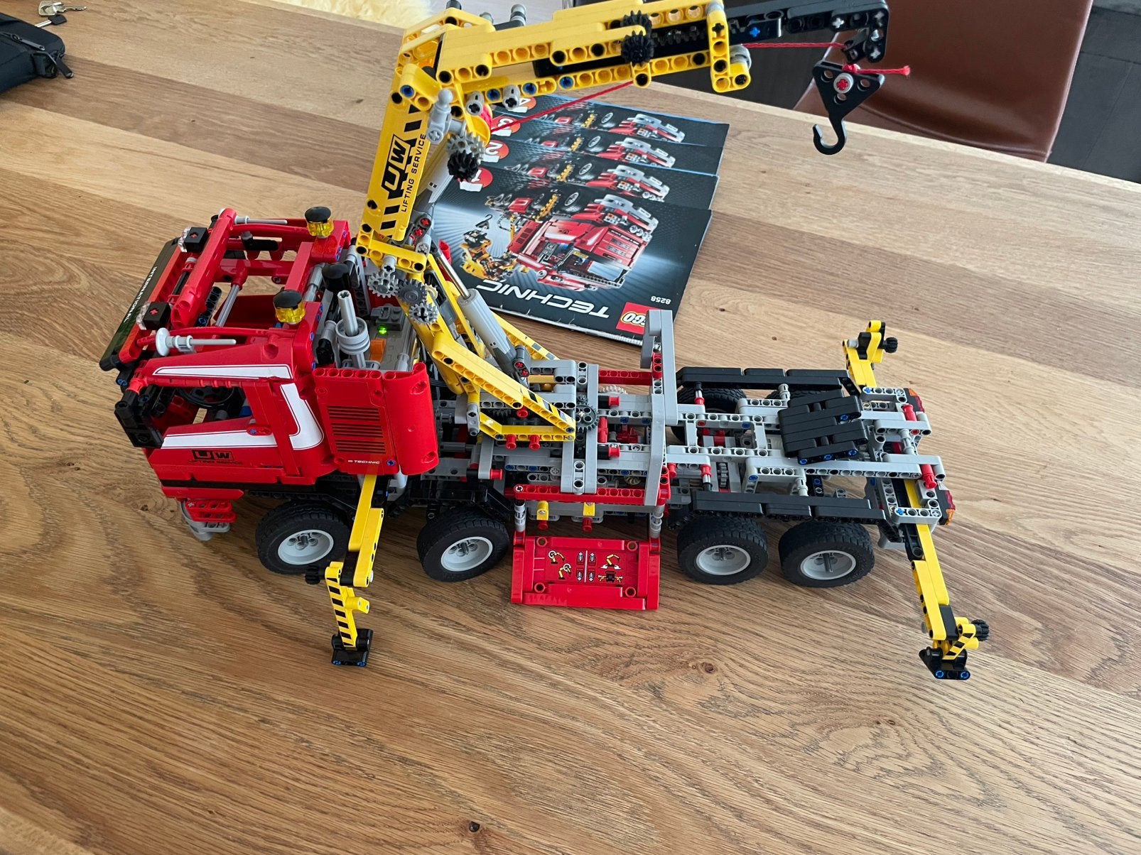 Mobiele kraan technic 8258, Ophalen of Verzenden, Zo goed als nieuw