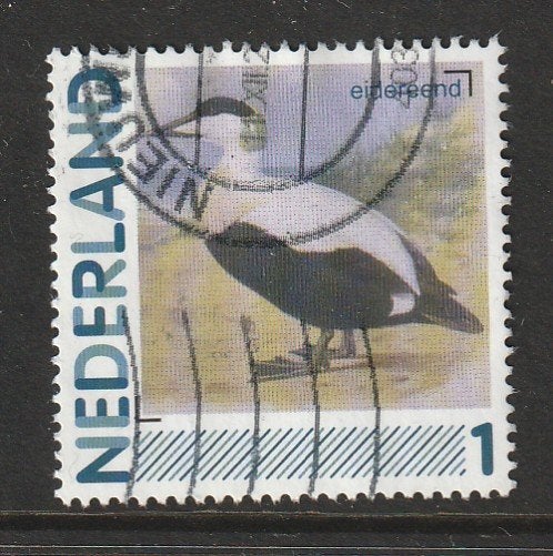 nederland persoonlijke zegel vogel, Ophalen of Verzenden, Na 1940, Gestempeld