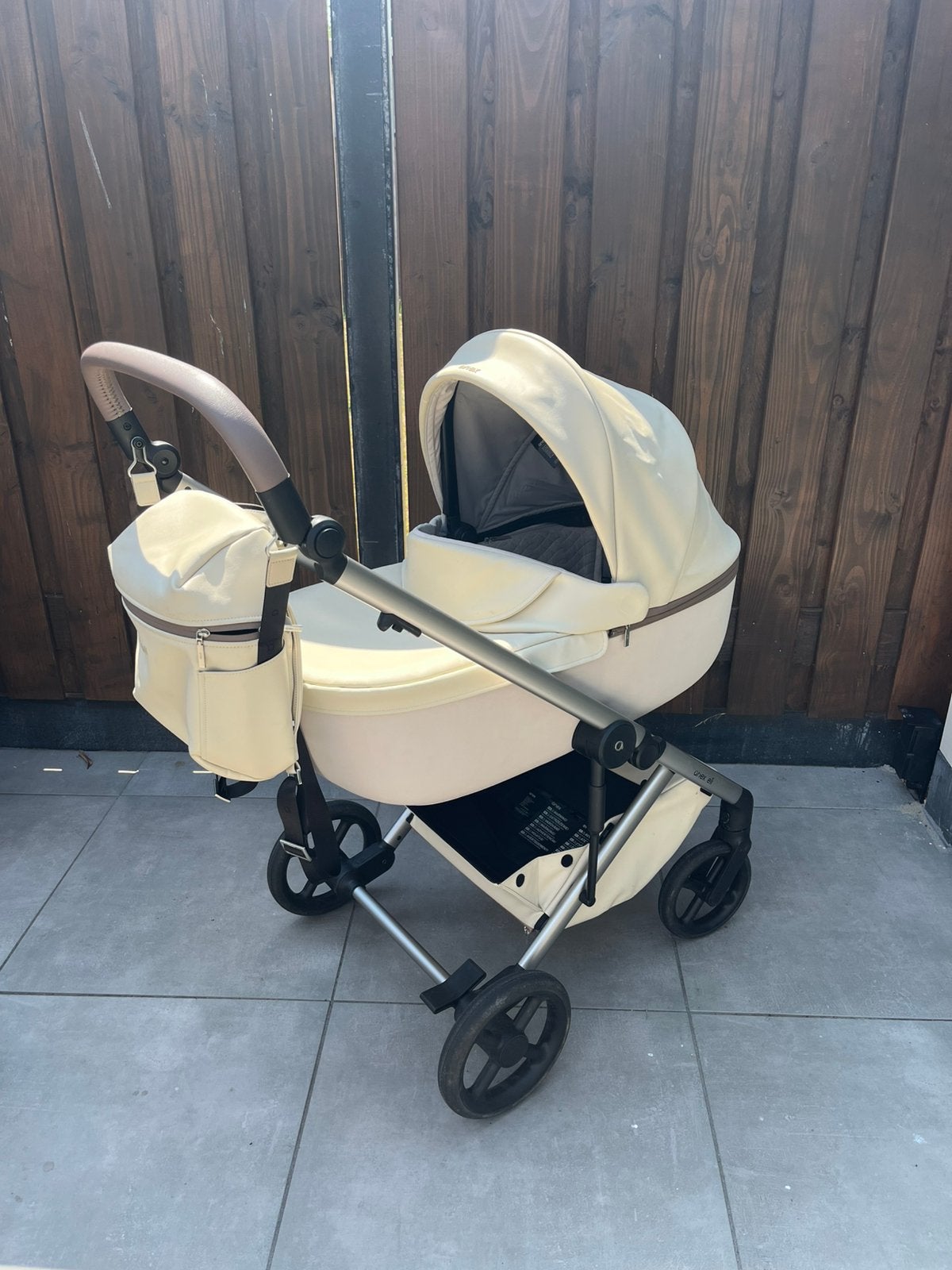 Anex Eli 2-in1 Kinderwagen Beige met Tas, Ophalen, Zo goed als nieuw, Overige merken, Met reiswieg