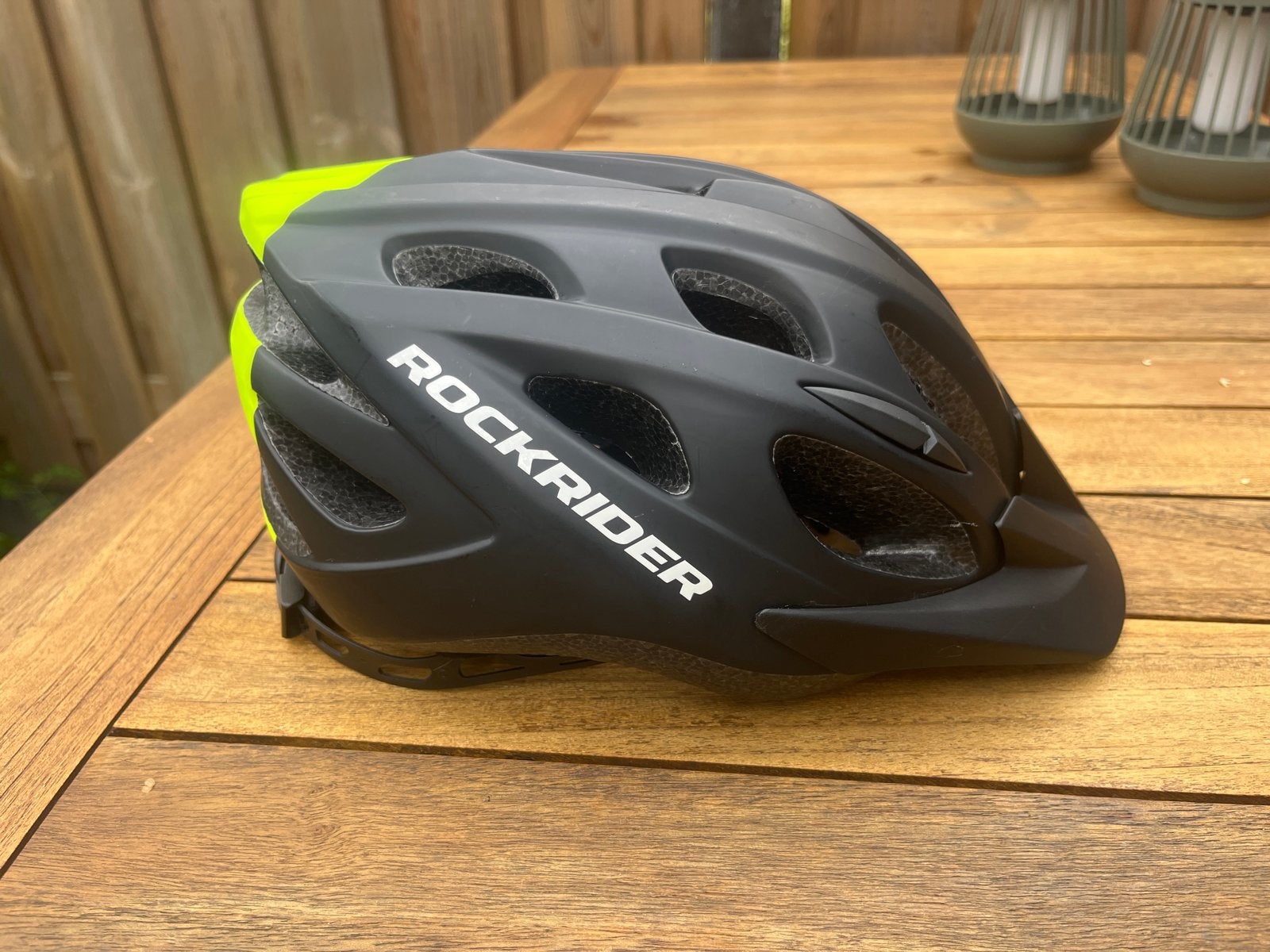 MTB junior helm Team MTB 500 fluo (S: 51-56 cm), Ophalen of Verzenden, Zo goed als nieuw, S, Jongen