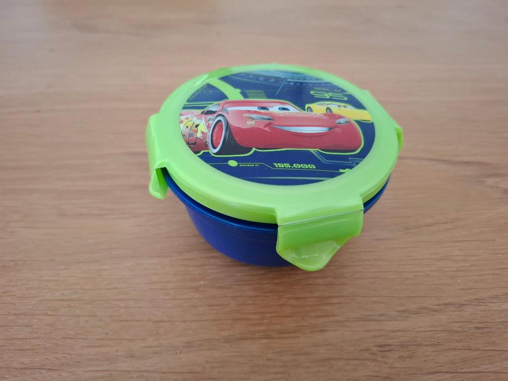 Cars bakje met deksel, Ophalen, Gebruikt