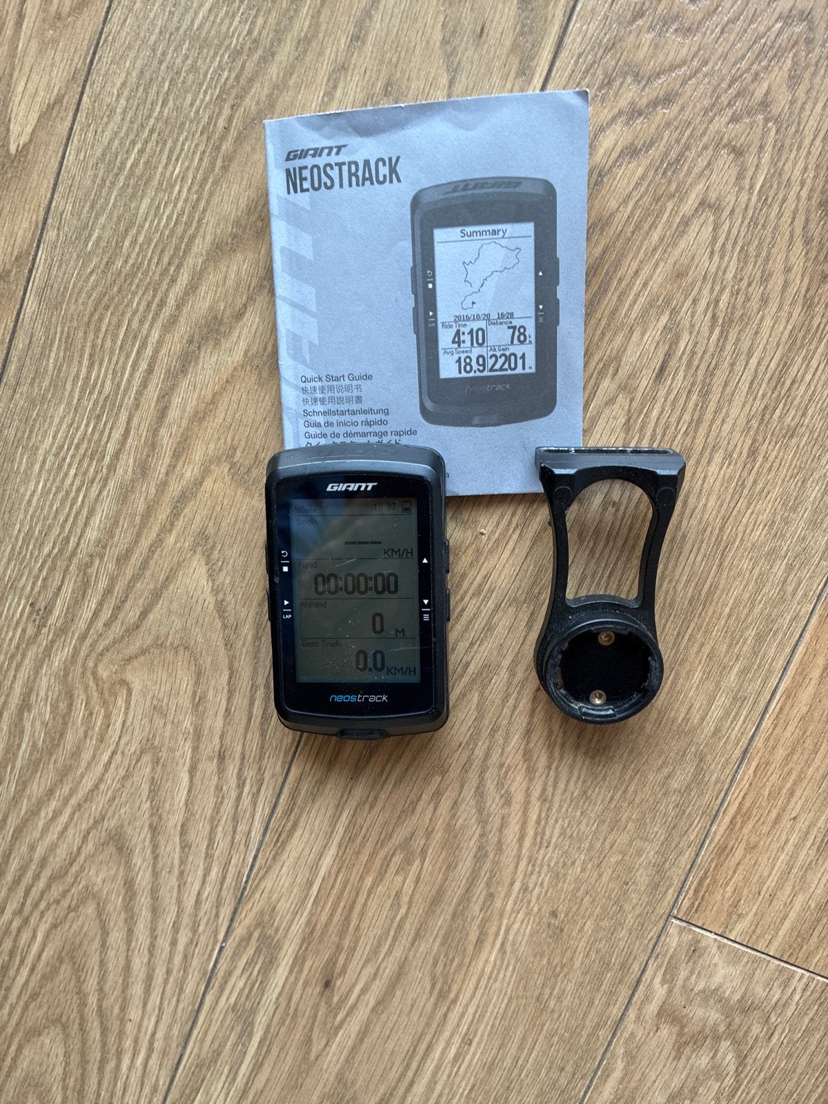 Giant NeosTrack GPS Fietscomputer, Fietsen en Brommers, Ophalen of Verzenden, GPS, Zo goed als nieuw