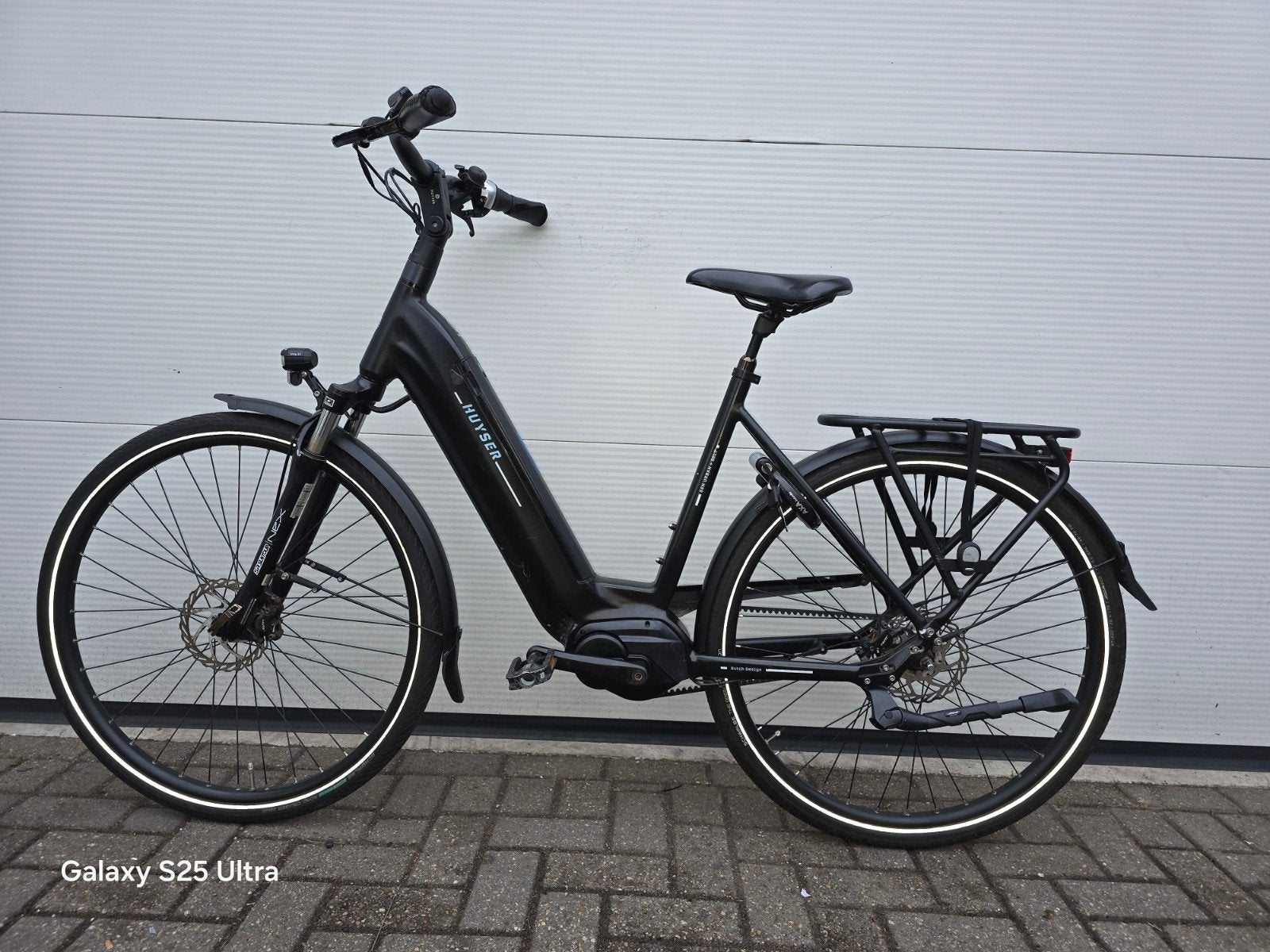 Huyser E-Bike Middenmotor BAFANG - 535Wh -53-Riemaandrijving, Huyser, Huyser, Ophalen, Overige merken