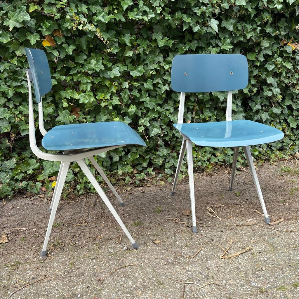 Set Friso Kramer Result stoel voor Ahrend de Cirkel (1960), Huis en Inrichting, Stoelen, Ophalen, Gebruikt, Twee
