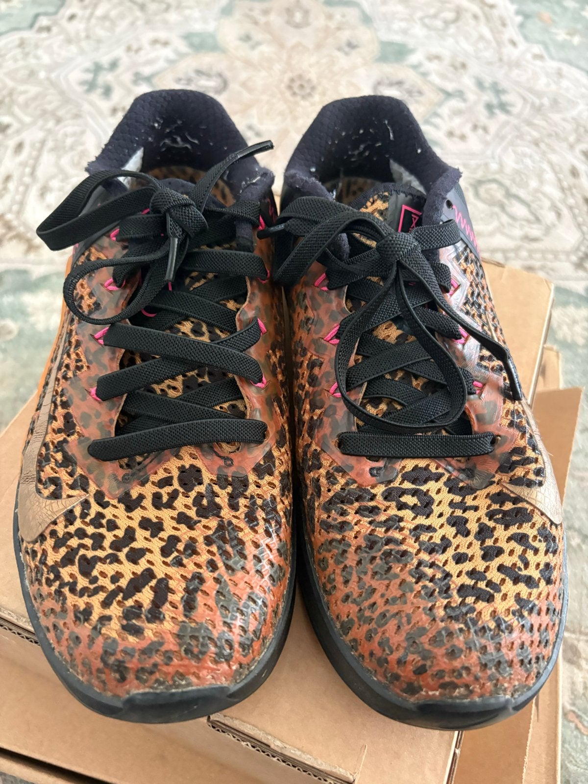 Nike Metcon 6 Dames Sportschoenen - Luipaardprint, Ophalen of Verzenden, Gedragen, Overige kleuren, Sportschoenen