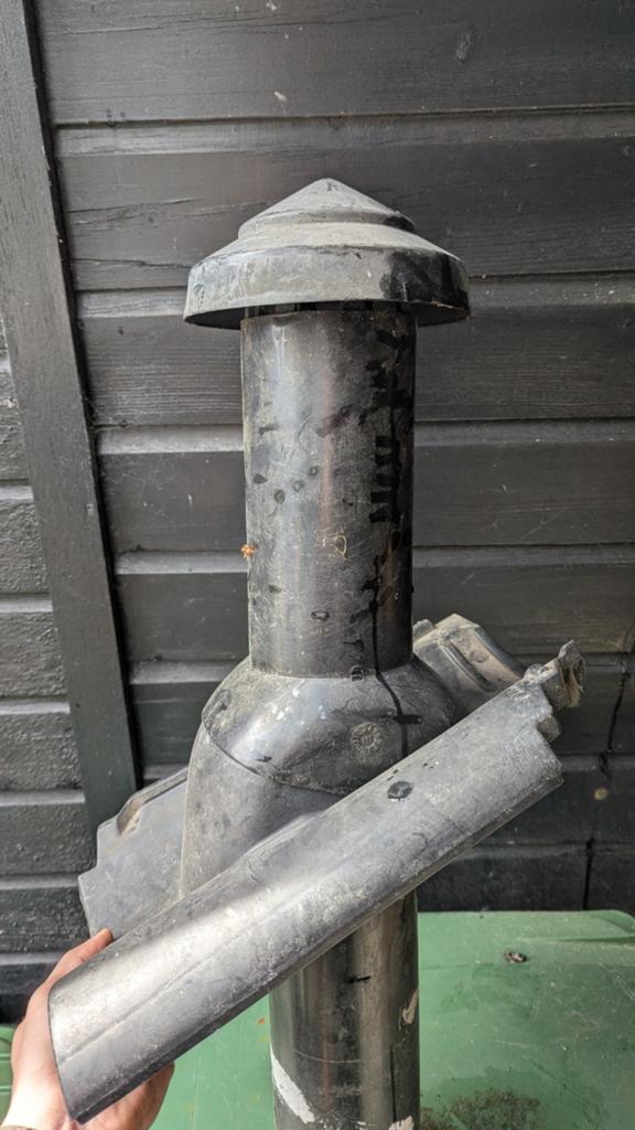 Dakdoorvoer ovh dakdoorvoerpan Ubbink, Doe-het-zelf en Verbouw, Buizen en Afvoer, Pvc, Overige typen, Ophalen of Verzenden, Zo goed als nieuw