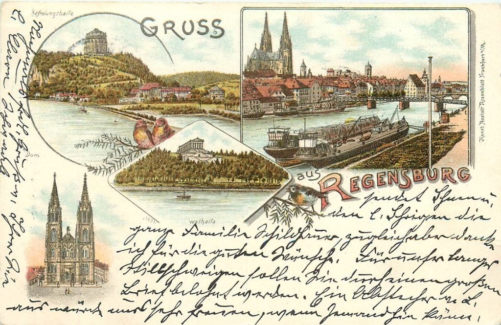 701-244-005 Regensburg Litho, Ophalen of Verzenden, Voor 1920, Duitsland
