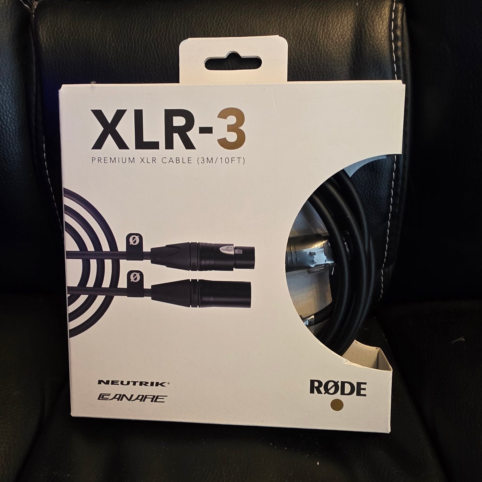 RØDE XLR-3 Premium XLR Kabel (3M/10FT) - Nieuw, Ophalen of Verzenden, Nieuw