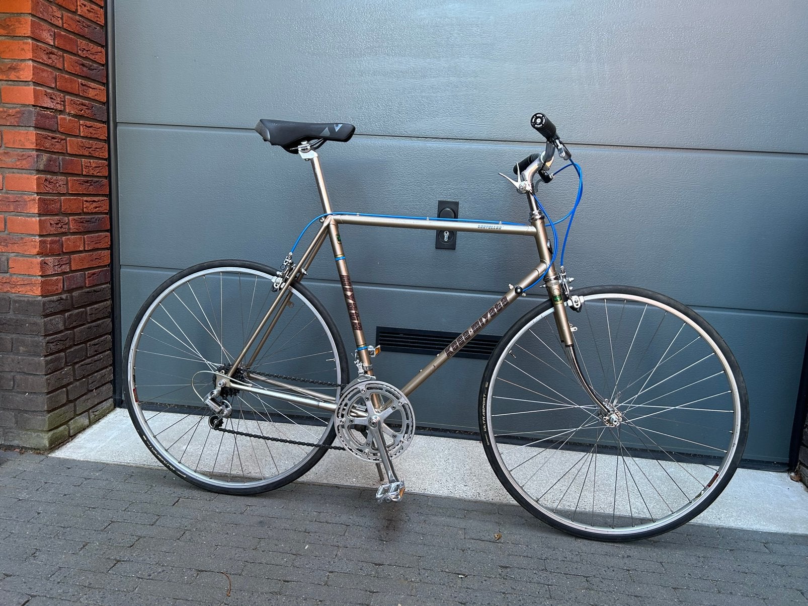 Vintage polder- of stadsracertje - Koga Miyata, Fietsen en Brommers, 55 tot 59 cm, Ophalen, Velgrem, Jaren '60 of nieuwer