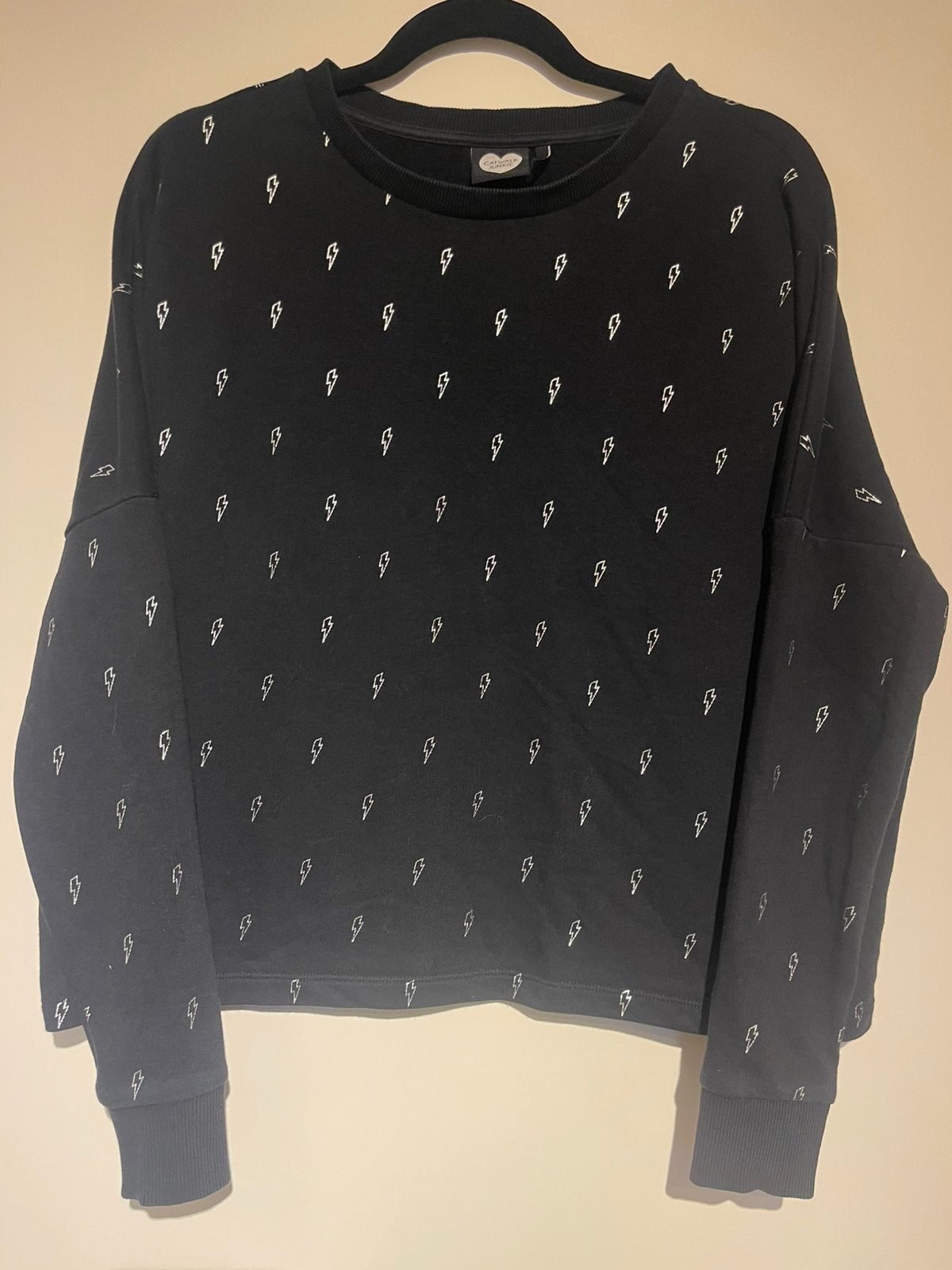 Catwalk junkie oversized sweater maat S / M, Ophalen of Verzenden, Zo goed als nieuw, Maat 38/40 (M), Zwart