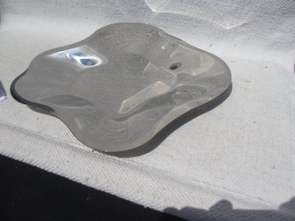 Iittala Alvar Aalto decoratieve schaal van edelstaal