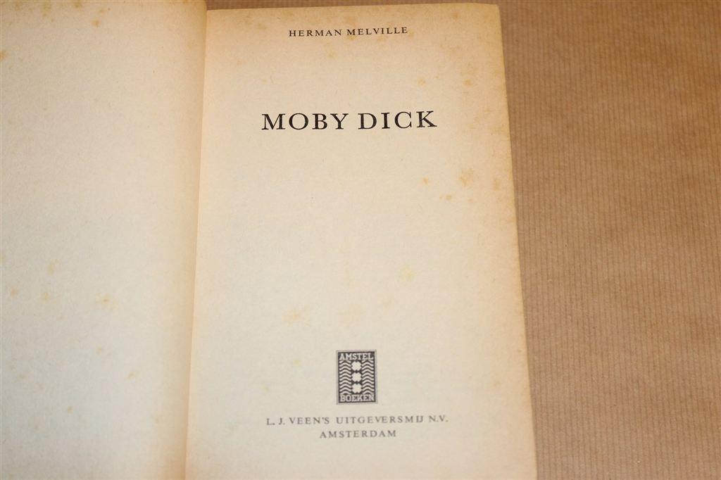 Moby Dick — Herman Melville [Amstelboek 1961], Boeken, Literatuur, Ophalen of Verzenden, Gelezen