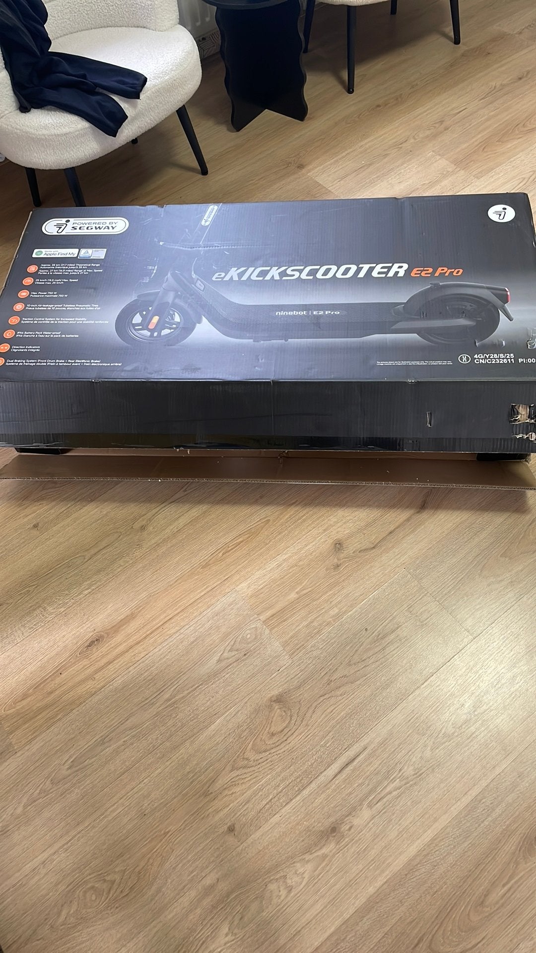 Segway elektrische step E2 Pro E, Ophalen, Zo goed als nieuw, Elektrische step (E-scooter)