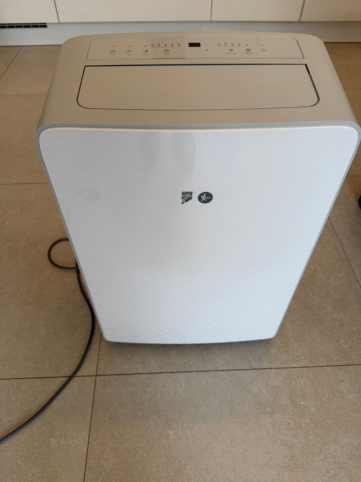 Mobiele airco Aspen Xtra, zo goed als nieuw, Ophalen, Minder dan 60 m³, 3 snelheden of meer, Zo goed als nieuw