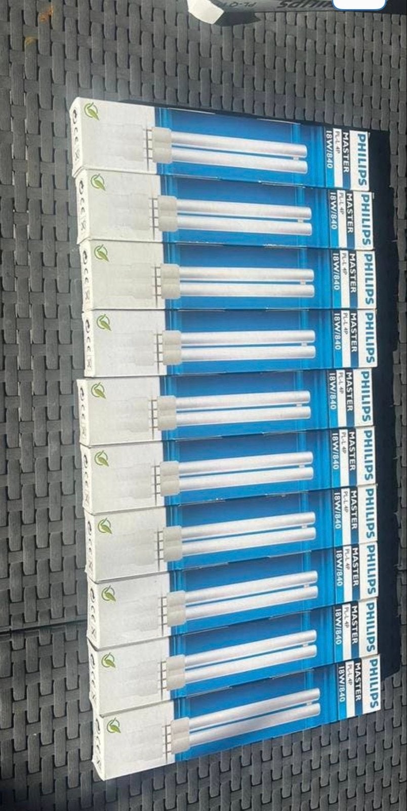 Philips Master PL-L 4P 18W/840 TL-lampen (10 stuks), Ophalen of Verzenden, Nieuw