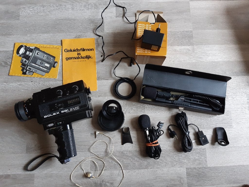filmcamera, Ophalen, Filmcamera