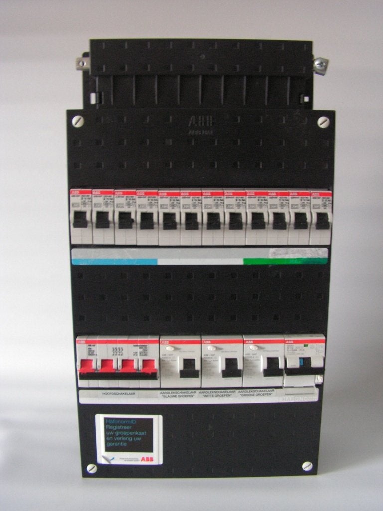 ABB 3-fase busboard groepenkast ( 12 gr ) + 1~ alamat, Ophalen of Verzenden, Gebruikt, ABB, Overige typen