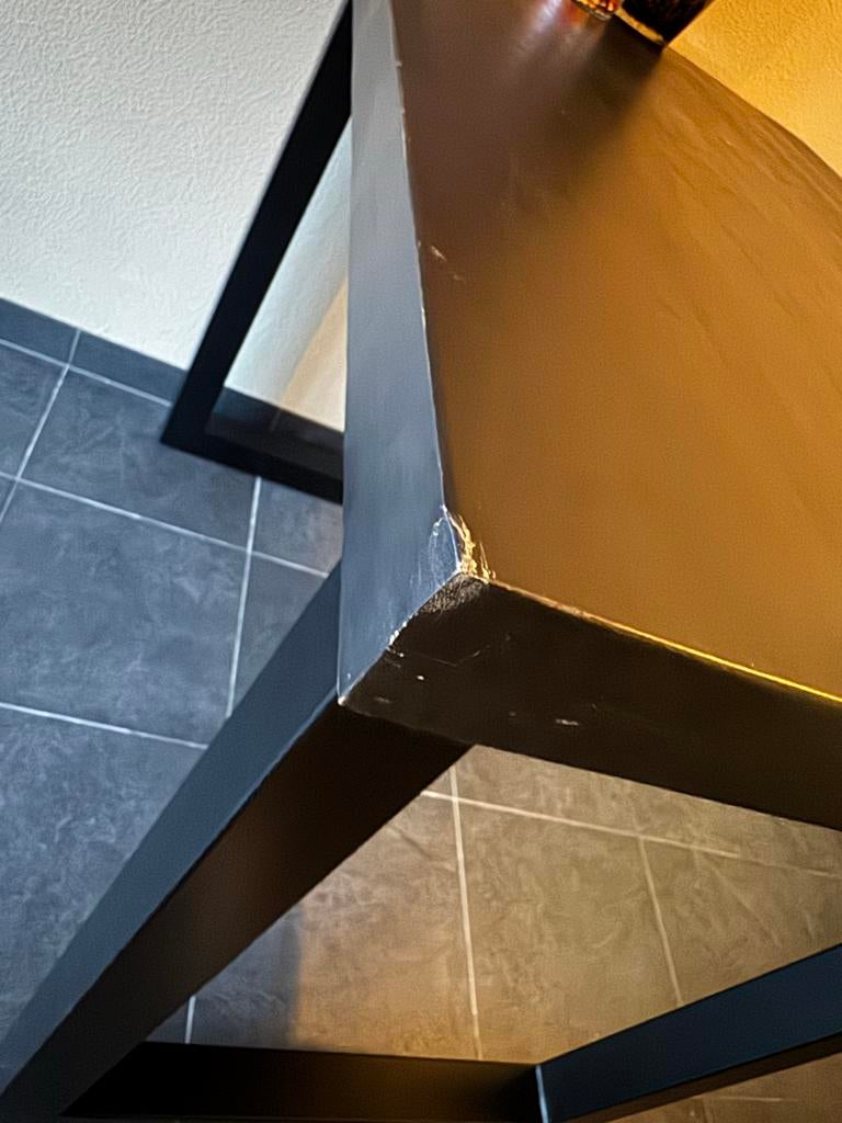 Mooie Bartafel van Mangohout – 140x90 cm, Ophalen, 100 tot 150 cm, 50 tot 100 cm, Zo goed als nieuw