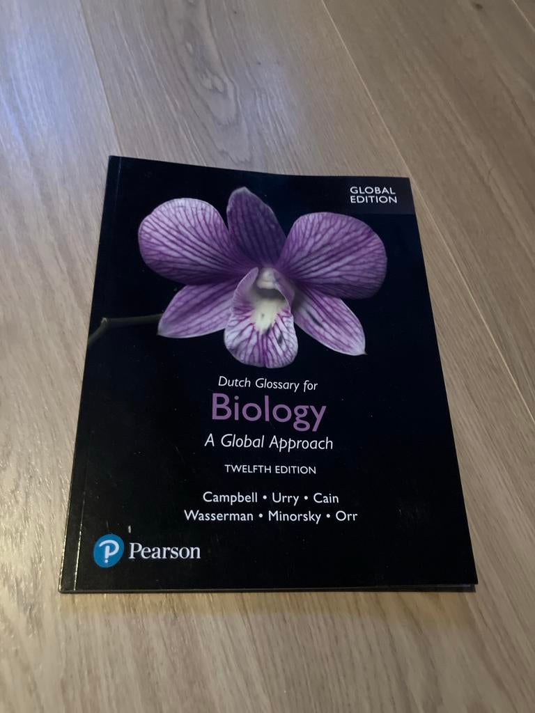 Biologie woordenlijst - Campbell, Urry, Cain, Boeken, Ophalen of Verzenden, Beta, Zo goed als nieuw, HBO