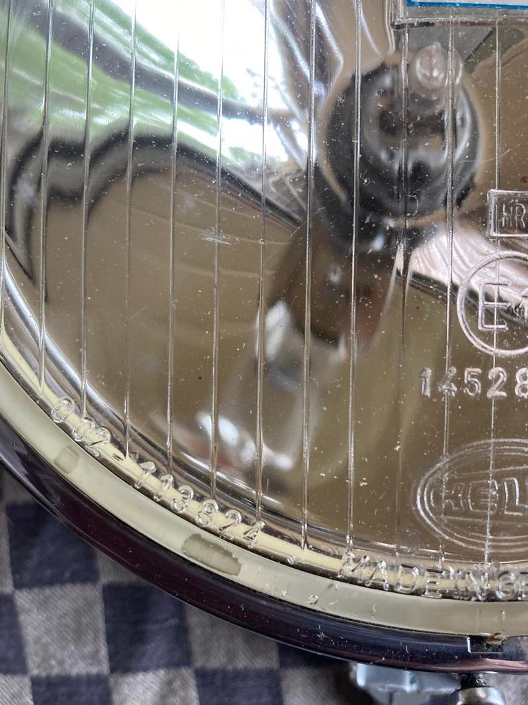 Oldtimer 2 Hella verstralers type 192 diameter 20 cm, Auto-onderdelen, Verlichting, Ophalen of Verzenden, Gebruikt