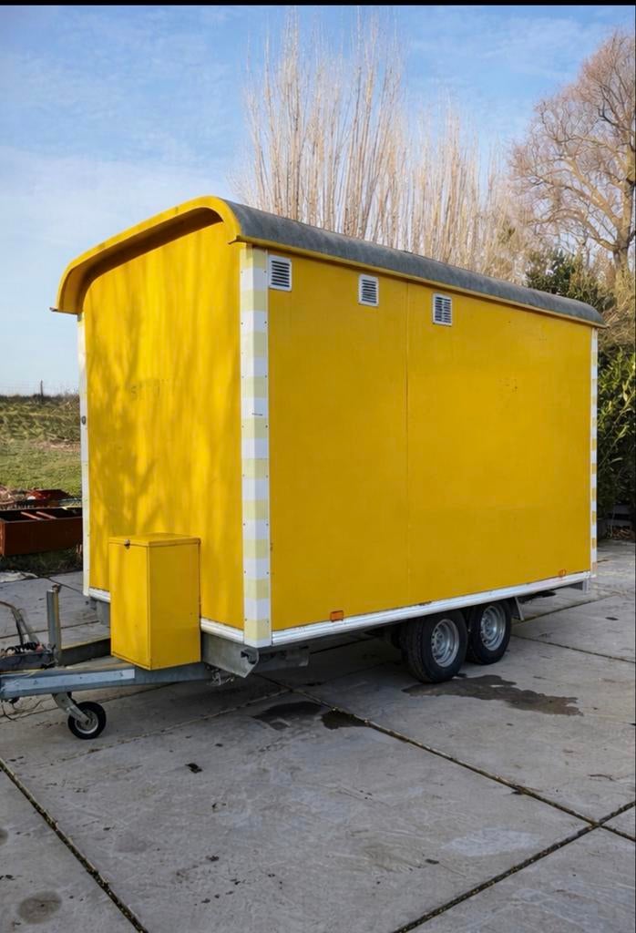 Schaftkeet/ Toiletwagen, Ophalen, Gebruikt
