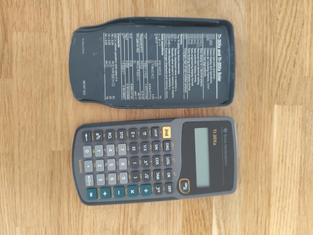 Texas Instruments TI-30XA Rekenmachine, Ophalen of Verzenden, Zo goed als nieuw