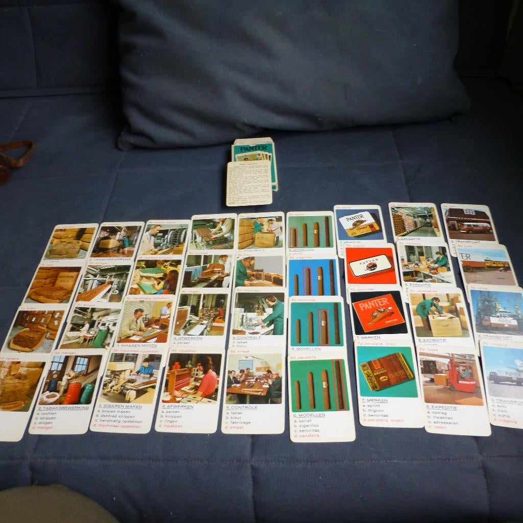 Kwartet spel panter sigaren, Ophalen of Verzenden, Zo goed als nieuw, Kwartet(ten)