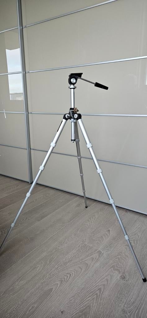 Goodman S-105 Sliksystem Statief - Goede Staat, Audio, Tv en Foto, Gebruikt, Minder dan 150 cm, Met balhoofd, Ophalen of Verzenden
