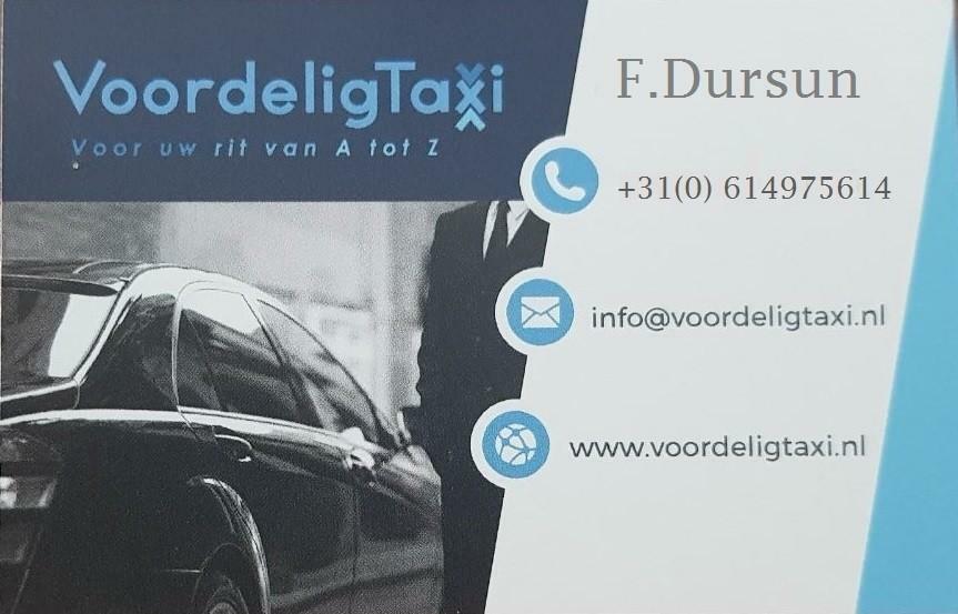 Voordelig Taxi van/naar Schiphol & Amsterdam, Koeriersdiensten