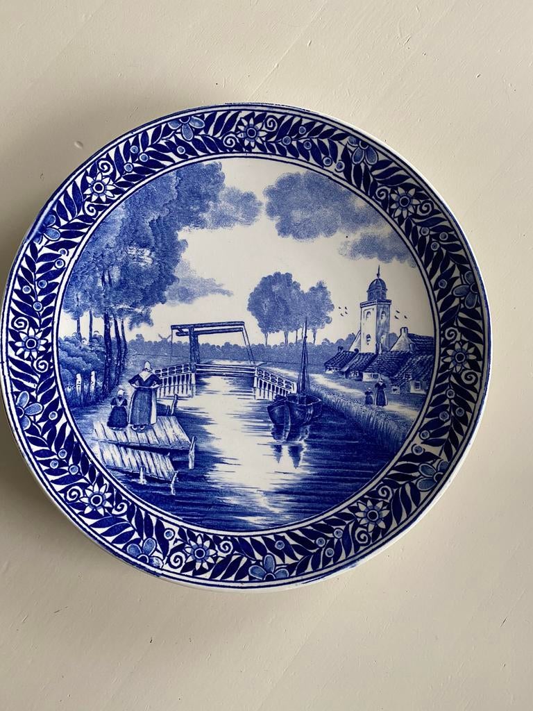 Delfts Blauw wandbord, Ophalen of Verzenden