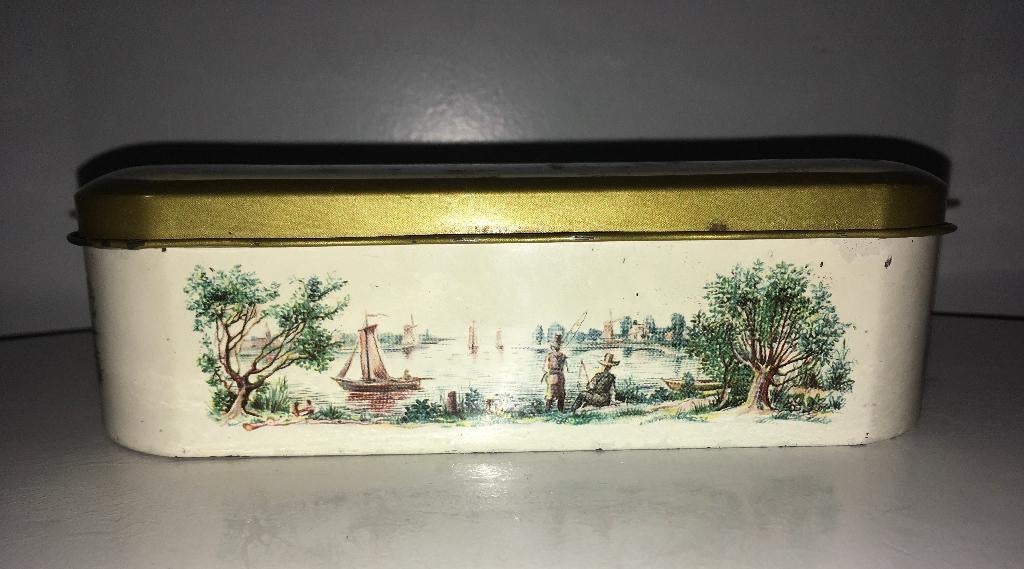 Vintage theeblik, Ophalen of Verzenden, Gebruikt, Overige, Pickwick