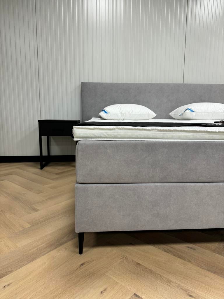 Boxspring 180x200 pocketvering met koudschuim topper, Huis en Inrichting, Ophalen of Verzenden, Nieuw, Tweepersoons, 180 cm
