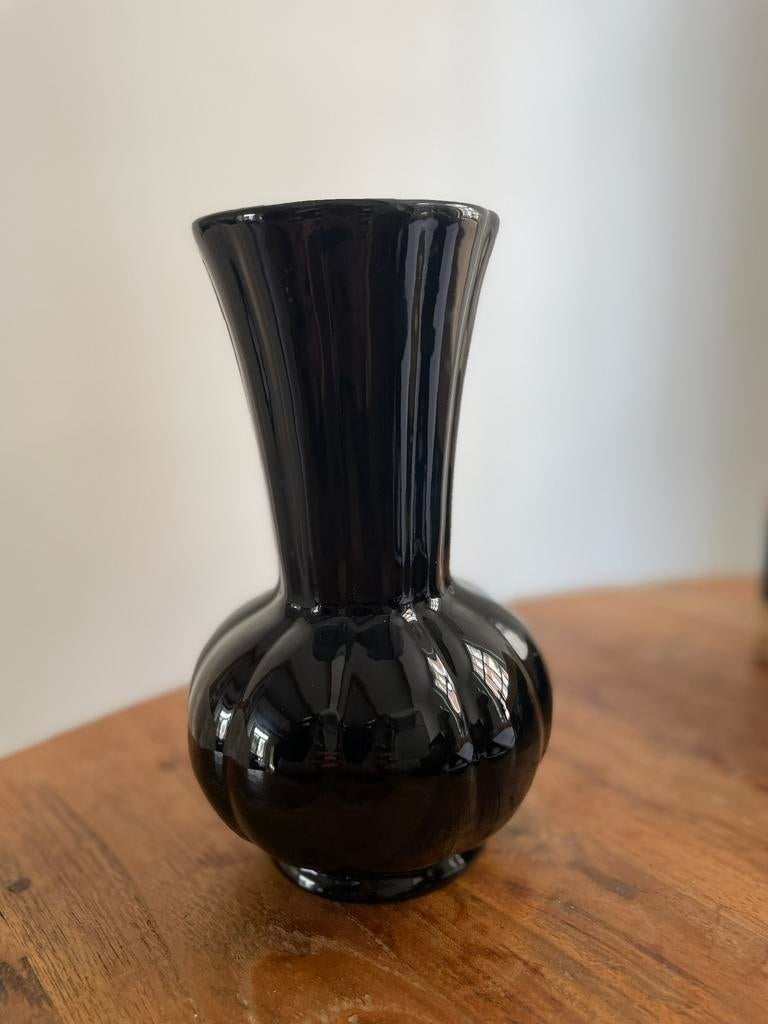 Velsen keramiek | Vintage Vaas | Zeer goede staat! | zwart, Antiek en Kunst, Ophalen