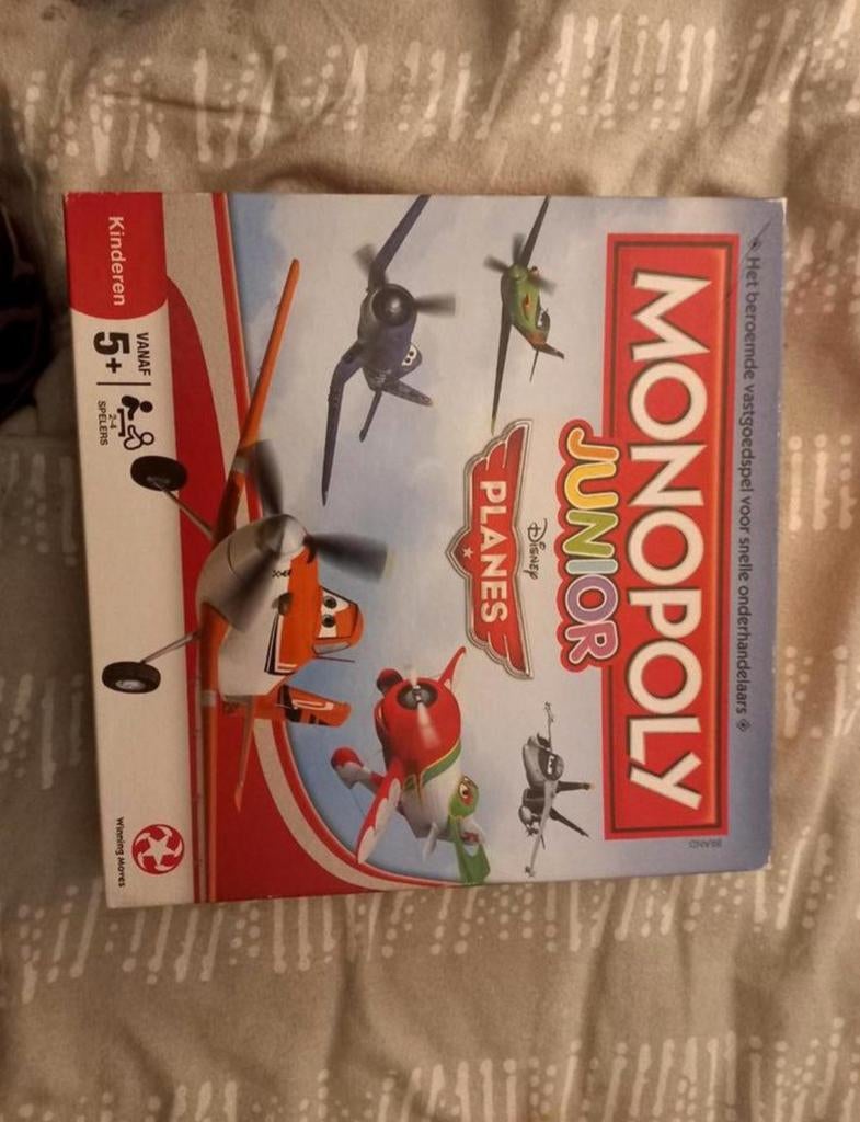 Monopoly Junior Planes - Leuk Bordspel!, Hobby en Vrije tijd, Gezelschapsspellen | Bordspellen, Ophalen of Verzenden, Zo goed als nieuw