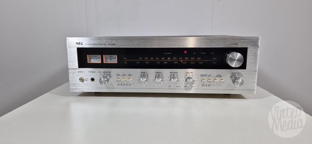 NEC NS-5350 Versterker | Receiver | Vintage | Phono | Stereo, Overige merken, Refurbished, Ophalen of Verzenden, Minder dan 60 watt