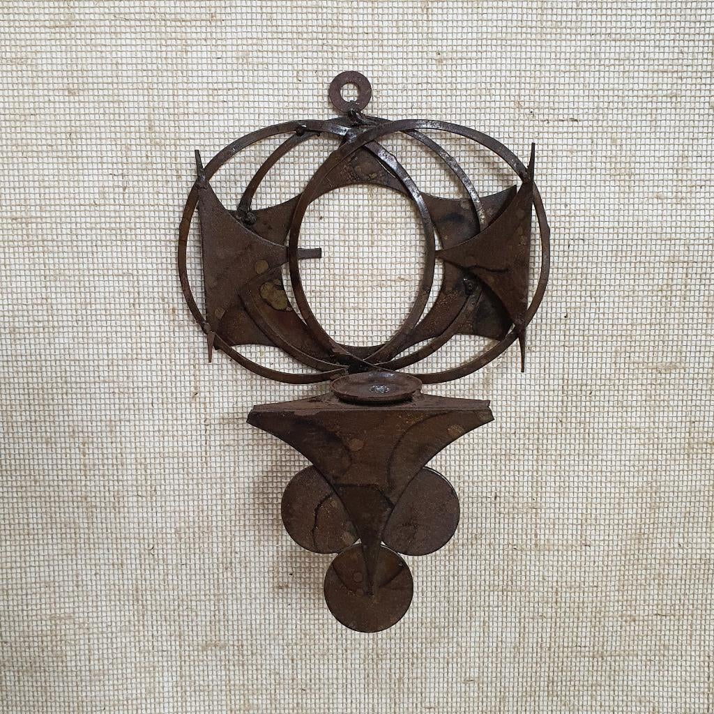 Henrik Horst Wandkandelaar Sculptuur - vintage Deens design, Ophalen of Verzenden, Zo goed als nieuw, X, X