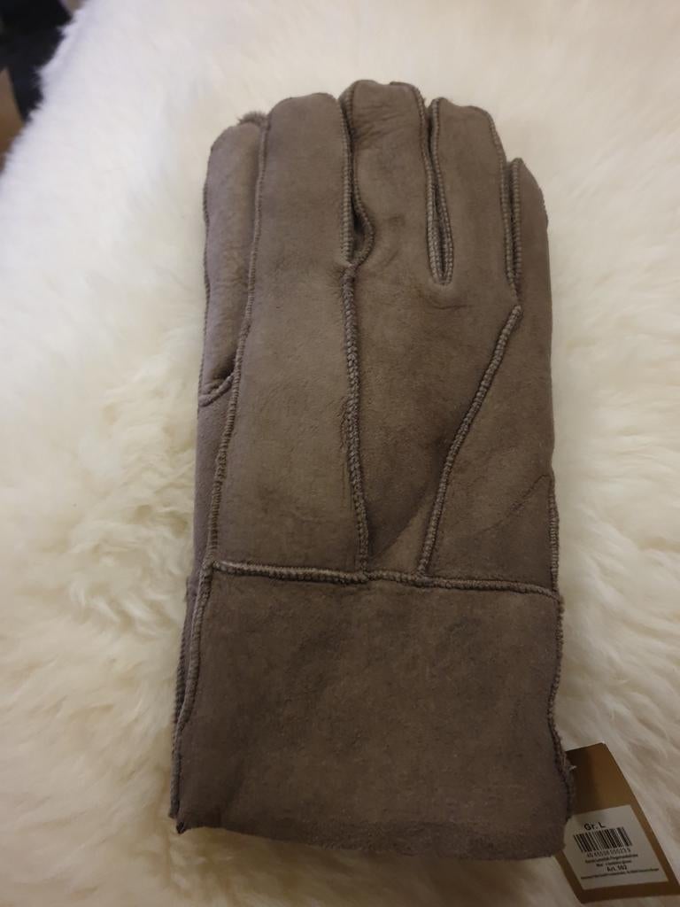 Handschoenen lamsvacht maat L man, Maat 52/54 (L), Onbekend, Nieuw, Ophalen of Verzenden