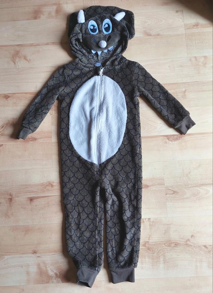 Onesie Dino, maat 92, Ophalen of Verzenden, Zo goed als nieuw, 104 of kleiner, Jongen