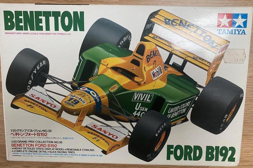 Benetton FORD B192 Schaal 1:20 met CAMEL reclame, Auto, Groter dan 1:32, Nieuw, Ophalen of Verzenden