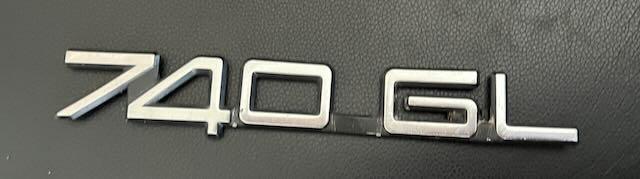 Volvo 740GL logo merk embleem, Ophalen of Verzenden, Gebruikt, Auto's