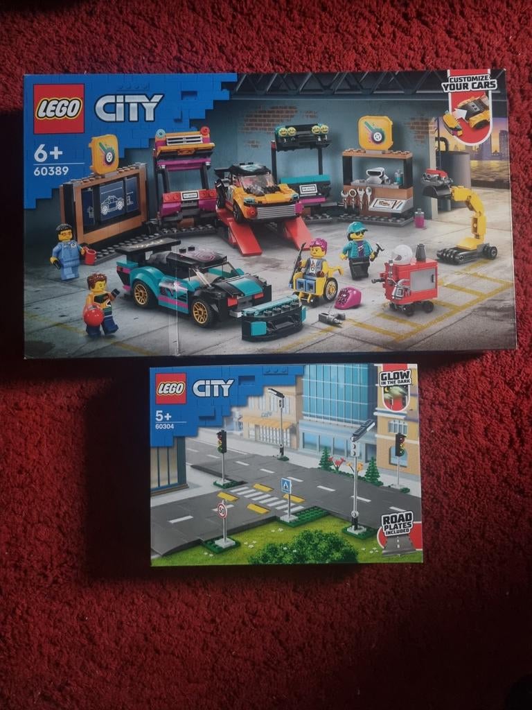 Lego garage + road glow in dark set nieuw in doos, Ophalen of Verzenden, Nieuw, Complete set, Lego