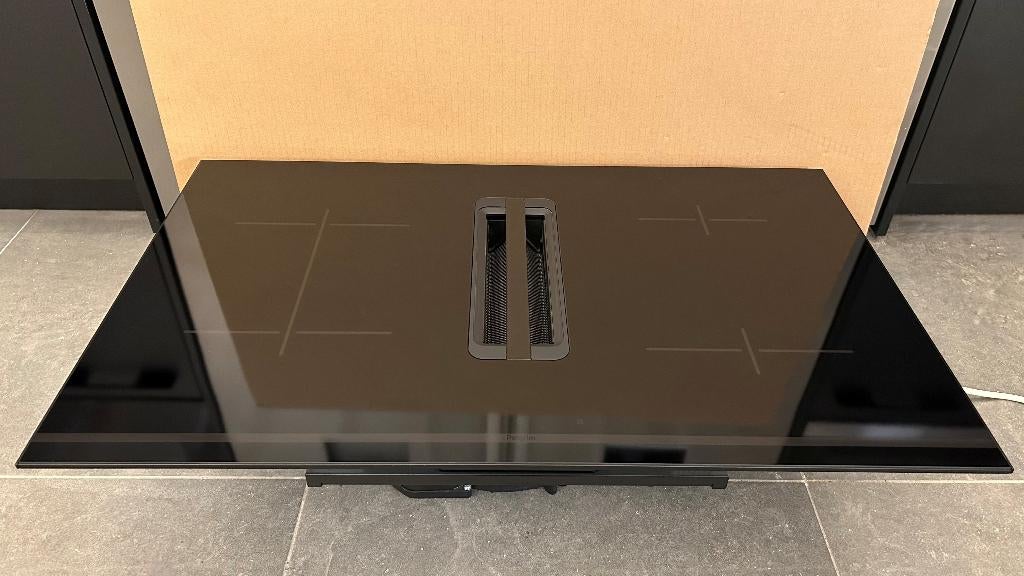 Pelgrim flexzones inductiekookplaat met afzuiging (NIEUW), Ophalen, Nieuw, 4 kookzones, Energieklasse A of zuiniger