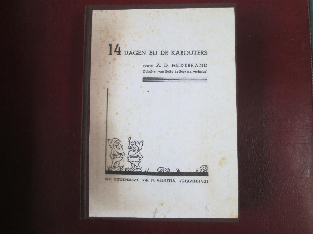 A. D. Hildebrand, 14 dagen bij de Kabouters, Boeken, Kinderboeken | Jeugd | onder 10 jaar, Ophalen of Verzenden, Gelezen, Fictie algemeen