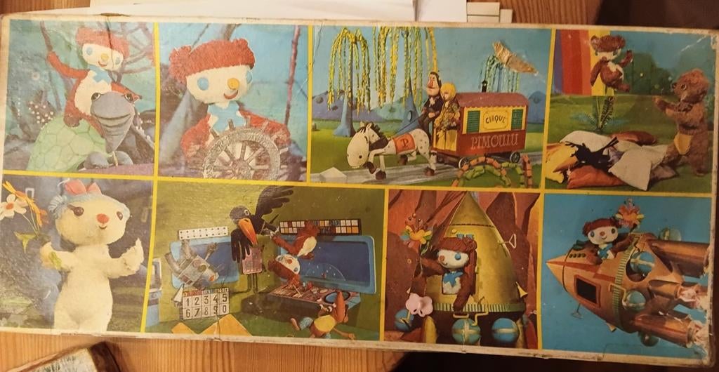 Oude Beertje Colargol Puzzel - Jaren 70 Nostalgie, Ophalen of Verzenden, Gebruikt, Jongen of Meisje