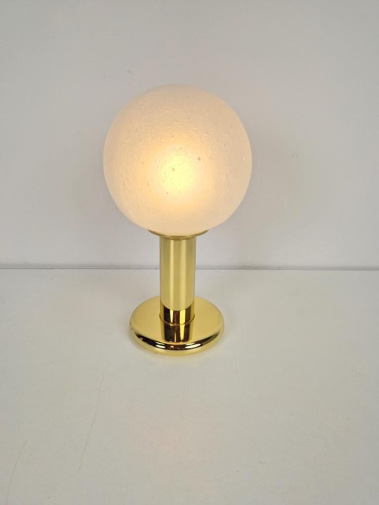 Vintage tafellamp targetti sankey bol messing italy ‘60, Huis en Inrichting, Lampen | Tafellampen, N, N, Vintage, Ophalen of Verzenden