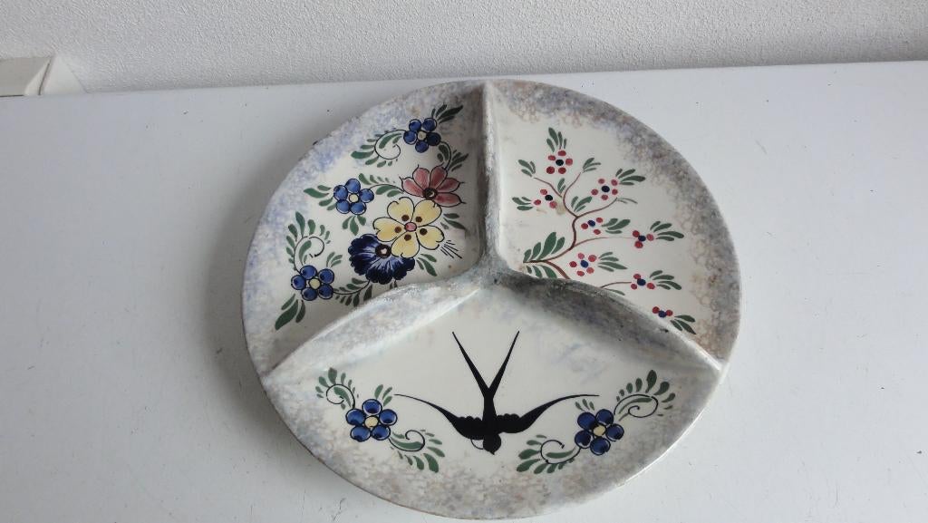 Hapjesbord, serveerbord Zwabo Tiko Gouda antiek, Antiek en Kunst, Ophalen of Verzenden